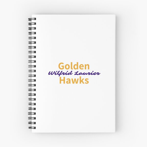 Item preview, Wilfrid Laurier University Golden Hawk Yellow + Purple Cursive Logo designed and sold by Everyday Designs.