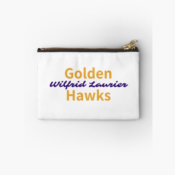 Item preview, Wilfrid Laurier University Golden Hawk Yellow + Purple Cursive Logo designed and sold by Everyday Designs.
