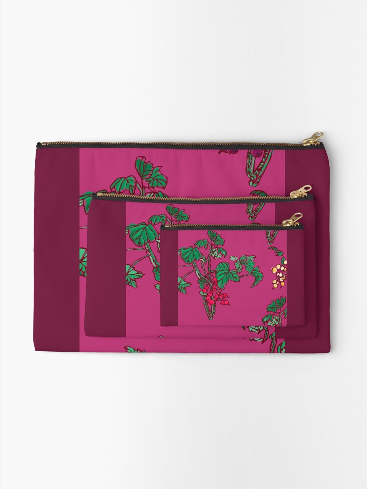 Alternate view of Currant Zipper Pouch