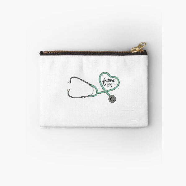 Item preview, Future RN Heart Stethoscope Mint Green designed and sold by Kalynmoz.