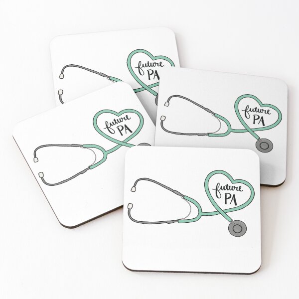 Item preview, Future PA Heart Stethoscope Mint Green designed and sold by Kalynmoz.