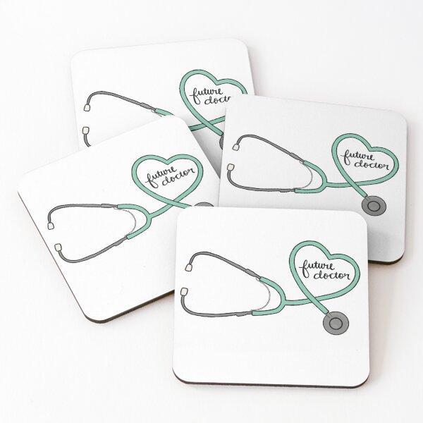 Item preview, Future Doctor Heart Stethoscope Mint Green designed and sold by Kalynmoz.