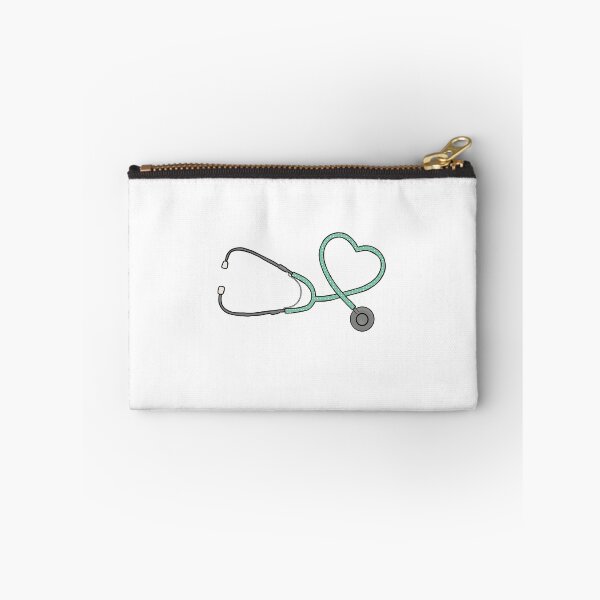 Item preview, Heart Stethoscope Mint Green Dots designed and sold by Kalynmoz.