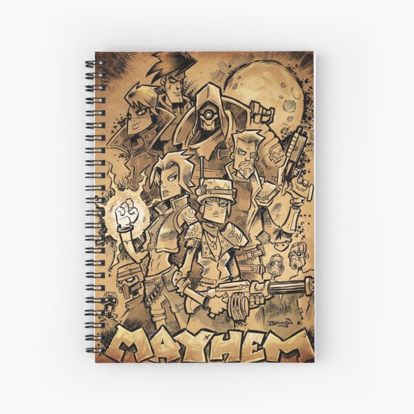 Download Borderlands 3 Spiral Notebooks | Redbubble