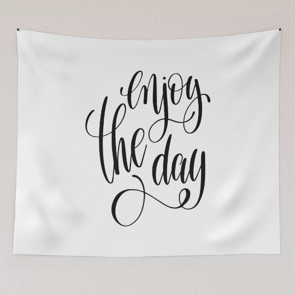 Item preview, Enjoy The Day Inspirational Quotes designed and sold by ProjectX23.