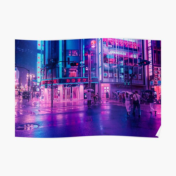 Neon Nostalgia Poster