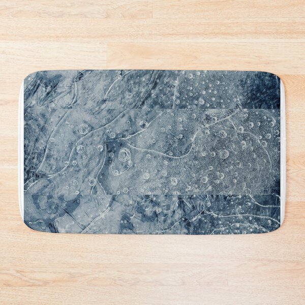 Item preview, Frozen Ground Dark Blue - abstract nature designed and sold by Dyrk Wyst Redbubble Shop.