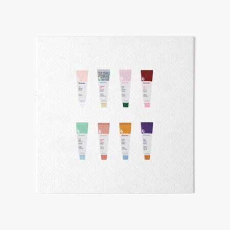 glossier balm dotcom set Art Board Print