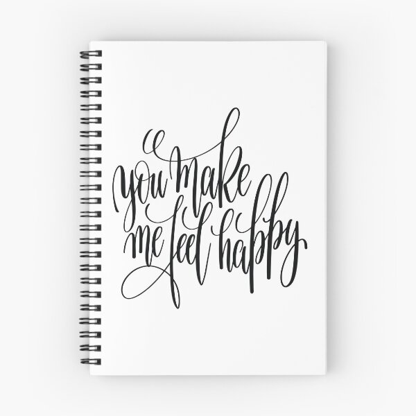 Item preview, You Make Me Feel Happy Inspirational Quotes designed and sold by ProjectX23.