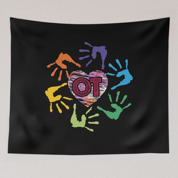 Item preview, Cute OT Hands Occupational Therapy Therapist Meaningful Gift designed and sold by Dressed For  Duty.