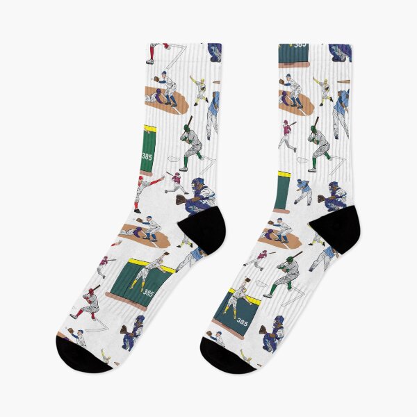 Item preview, Fun Dynamic Baseball Players Illustrations Pattern designed and sold by judgeart.