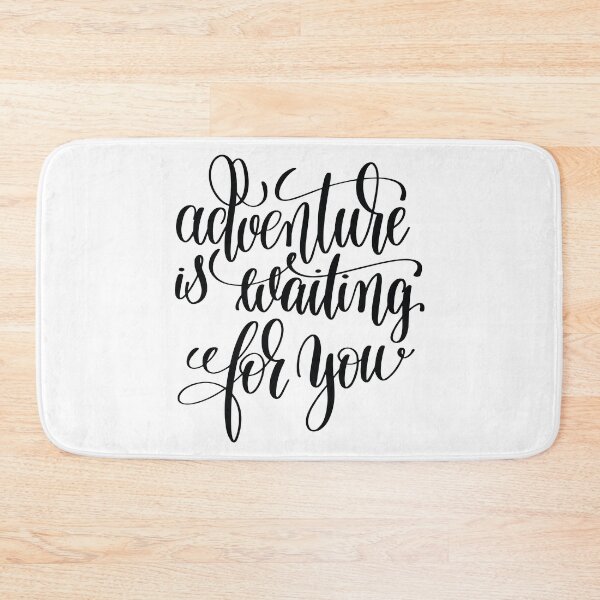 Item preview, Adventure Is Waiting For You Inspirational Quotes designed and sold by ProjectX23.