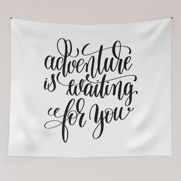 Item preview, Adventure Is Waiting For You Inspirational Quotes designed and sold by ProjectX23.