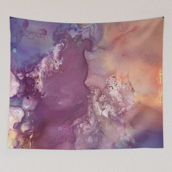 Item preview, Peachy Keen Alcohol Ink Artwork designed and sold by belindagillies.