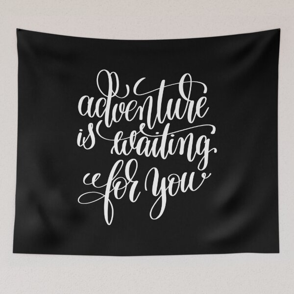 Item preview, Adventure Is Waiting For You Inspirational Quotes designed and sold by ProjectX23.