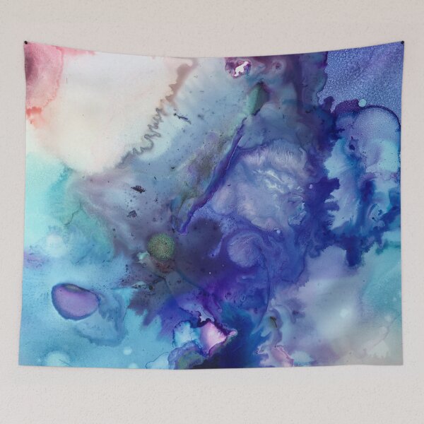 Item preview, 'Cobalt' Alcohol Ink Artwork designed and sold by belindagillies.