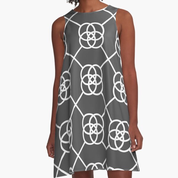 Camelia - Grey A-Line Dress