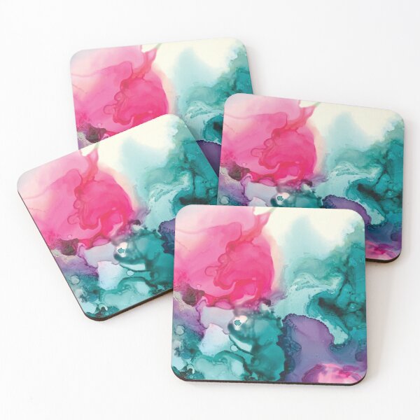 Aperçu de l'œuvre Swish Alcohol Ink Art Abstrait créée et vendue par belindagillies.