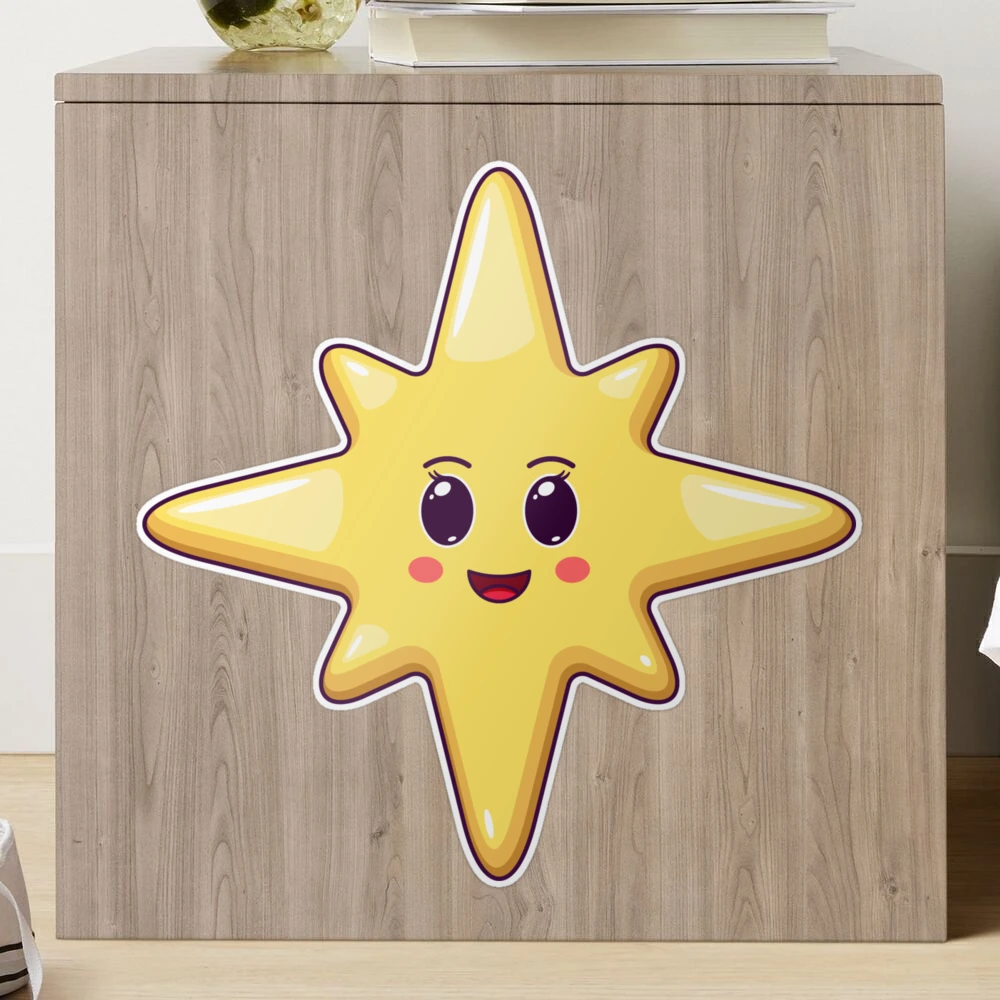 Kawaii Sanrio Christmas Star Sticker · Creative Fabrica