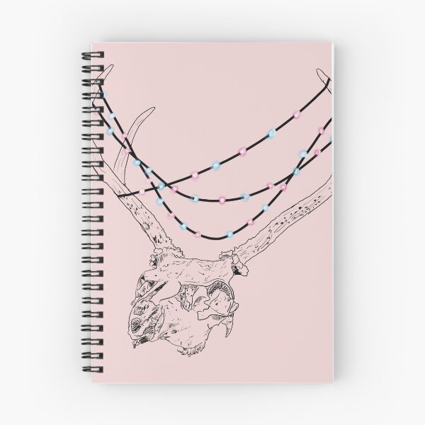 Item preview, Fairy Lights Deer Skull w Pink Background designed and sold by Little-Art-Life.