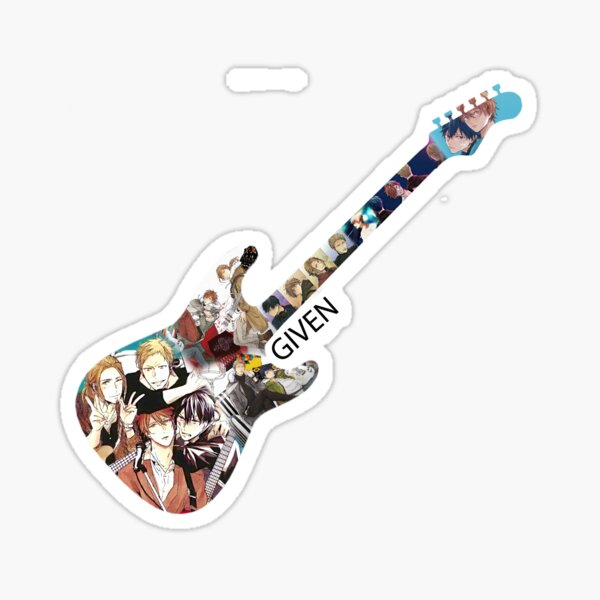 Given Fanprodukt - Gitarre 02 Sticker