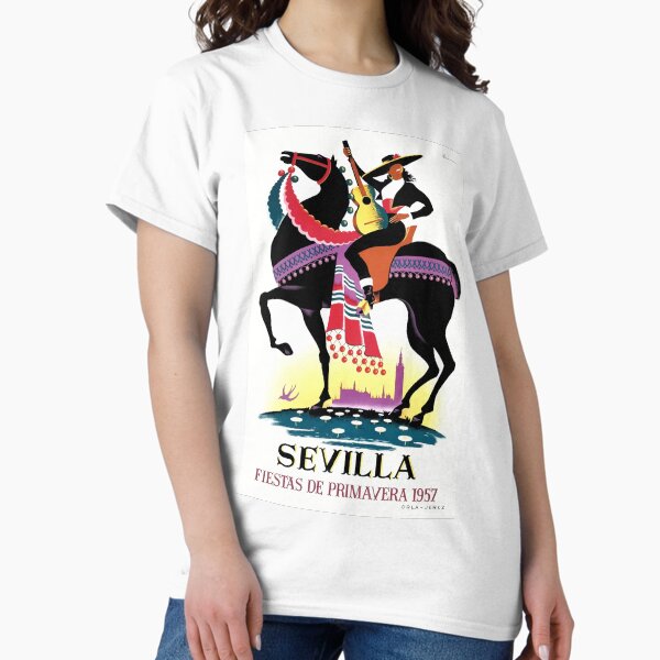 Item preview, Spain 1957 Seville April Fair Poster designed and sold by retrographics.