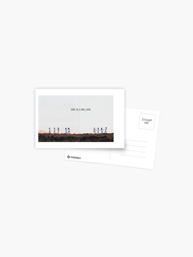 Twice One In A Million Postcard By Tryndablade Redbubble