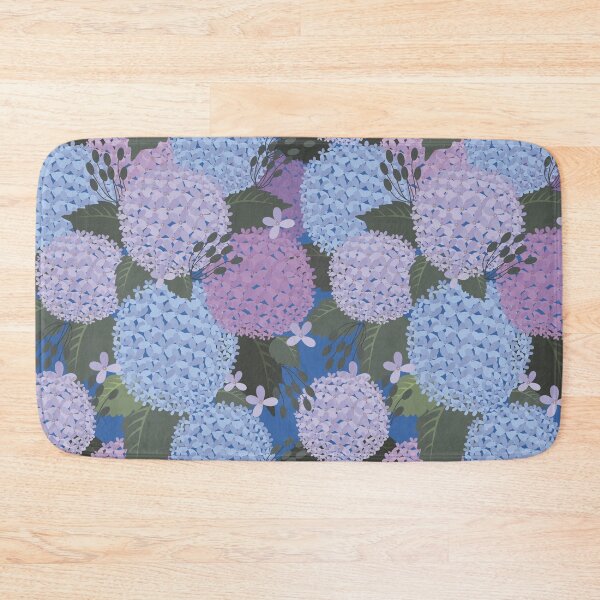 Item preview, Hydrangea. A seamless pattern of light violet designed and sold by Nata-V.