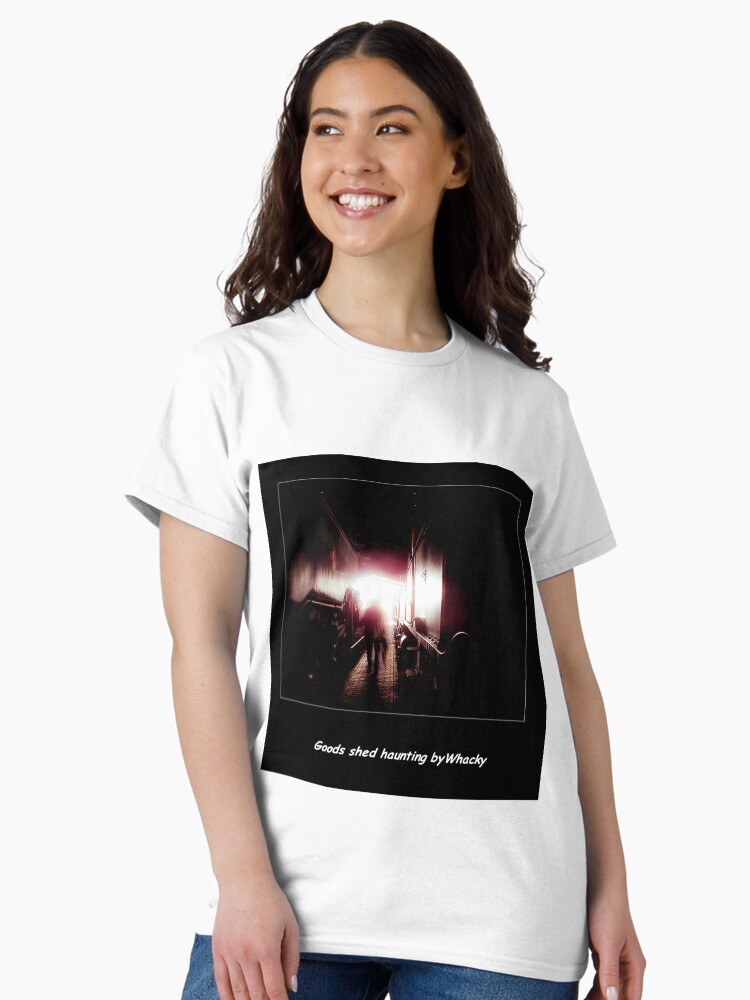 Thumbnail 2 of 7, Classic T-Shirt, Train shed Ghost designed and sold by bywhacky.