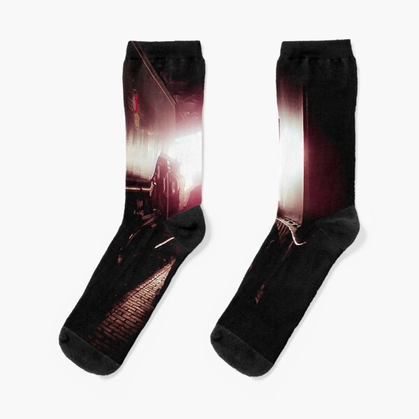 Train shed Ghost Socks