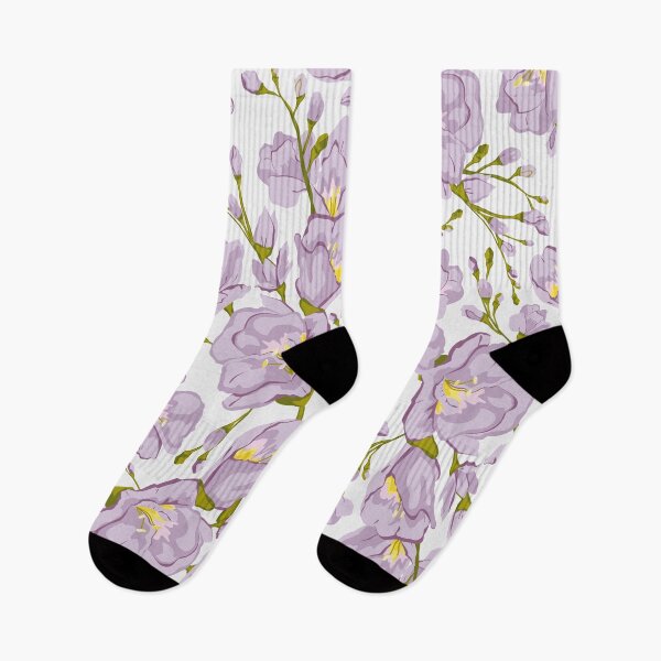 Item preview, Lilac Freesia. Flowers pattern designed and sold by lents.