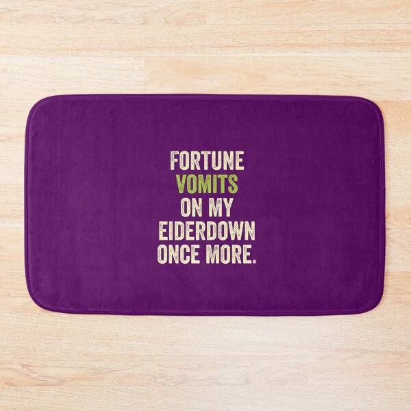 Item preview, FORTUNE VOMITS ON MY EIDERDOWN ONCE MORE - CLASSIC LINE FROM BLACKADDER designed and sold by Clifford Hayes.