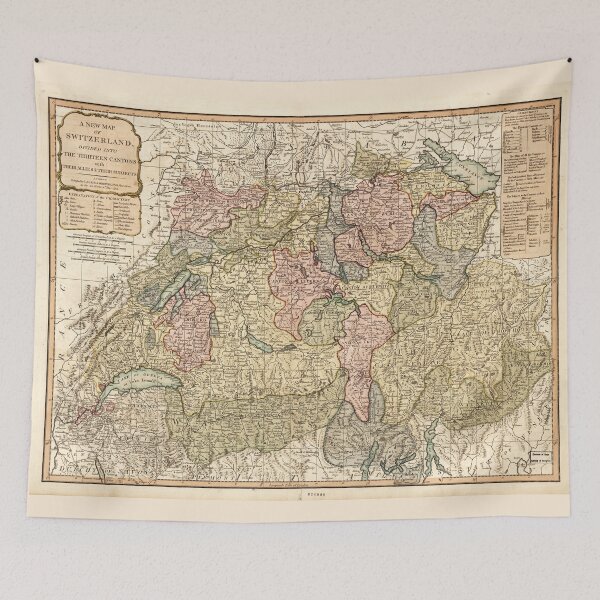 Item preview, Map of Switzerland (1794) designed and sold by allhistory.