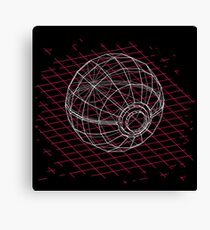 Digital Pokeball Canvas Print
