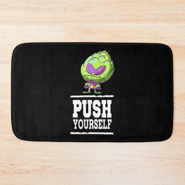 Item preview, Push Yourself Artichoke Alien Workout Bodybuilding Planet 9 designed and sold by ProjectX23.