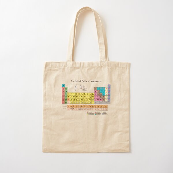 Periodic Table of the Elements Cotton Tote Bag