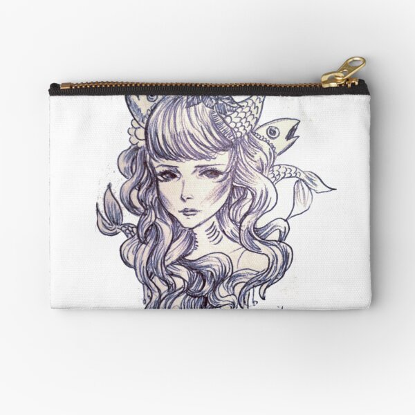 A Mermaid Zipper Pouch