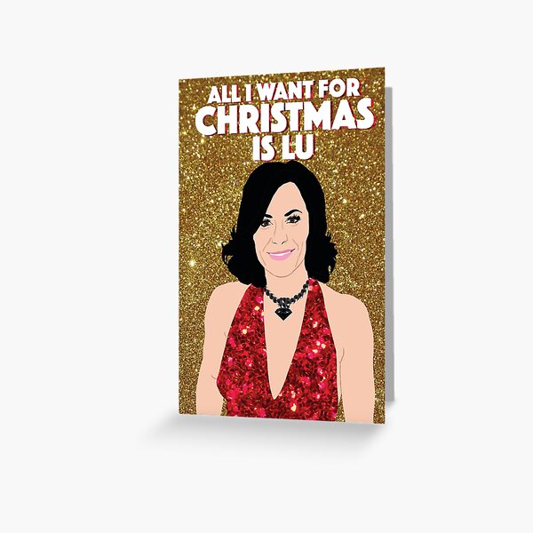 Item preview, COUNTESS LUANN DELESSEPS  |  All I Want For Christmas Is Lu  |  RHONY (Real Housewives of New York)  |  Christmas designed and sold by TheBoyHeroine.