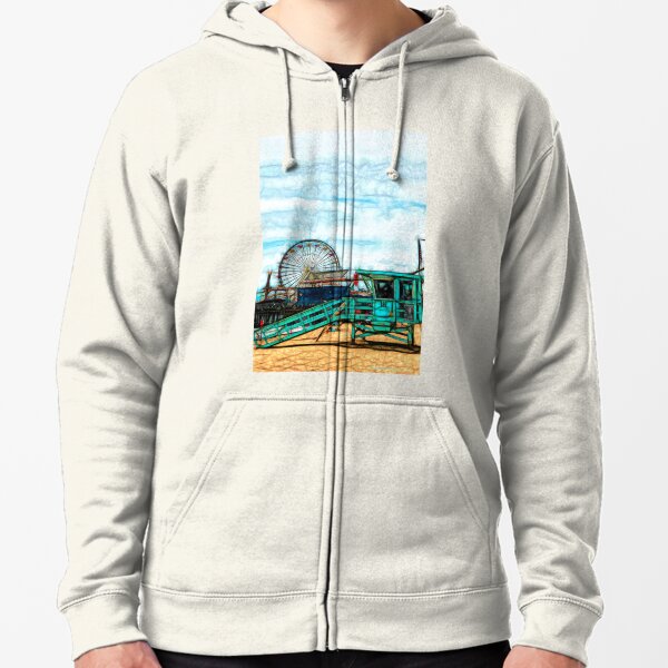 Lifeguard Hoodie- Santa Monica, California Official Product – Sand 'n Surf