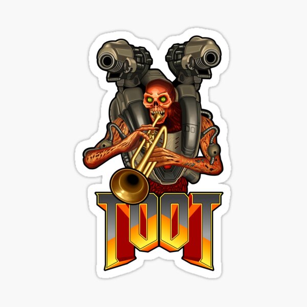 Doom - Toot Sticker