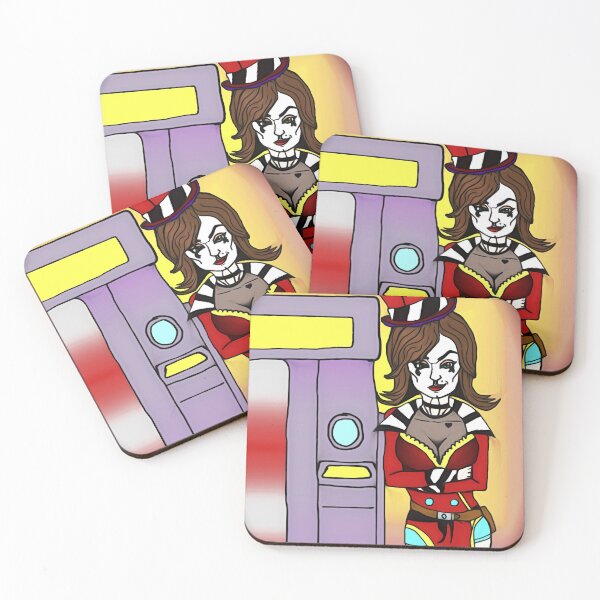 Mad Moxxi and Vending Machine Coasters (Set of 4)