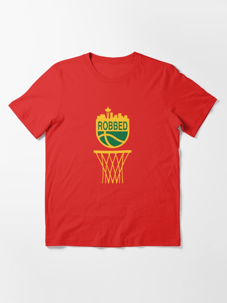 Seattle Basketball ROBBED Essential T-Shirt for Sale by getpressedshirt
