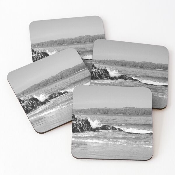 Item preview, Beach scape in B&W designed and sold by AnnDixon.