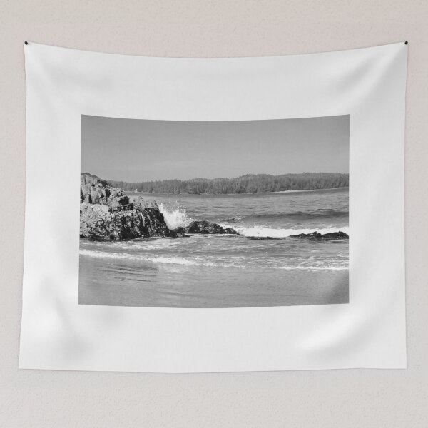 Item preview, Beach scape in B&W designed and sold by AnnDixon.