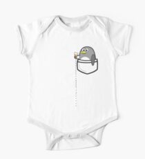 Pocket penguin enjoying ice cream One Piece - Short Sleeve