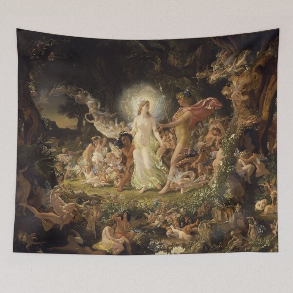 Item preview, The Quarrel of Oberon and Titania - Joseph Noel Paton designed and sold by themasters.