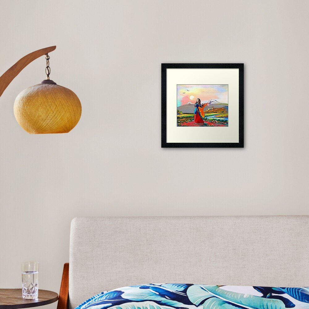 Item preview, Framed Art Print designed and sold by doniainart.