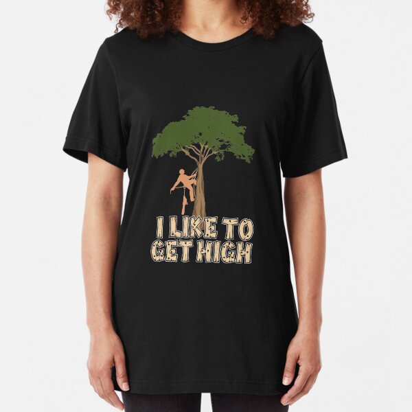 Arborist Pun Tree Surgeon Chainsaw Lumberjack Slim Fit T-Shirt