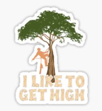 Arborist Pun Tree Surgeon Chainsaw Lumberjack Sticker