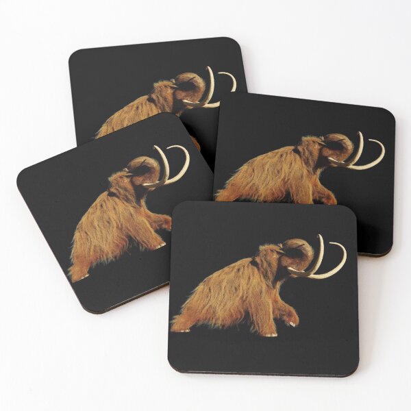 Item preview, woolly mammoth, walking prehistoric mammal designed and sold by DottedYeti.